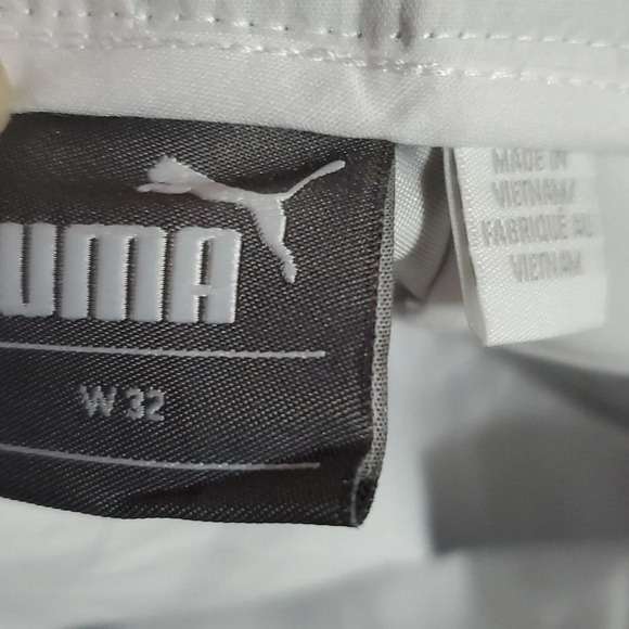 Puma grey pixel plaid hybrid quickdry flat front golf shorts - Picture 4 of 7